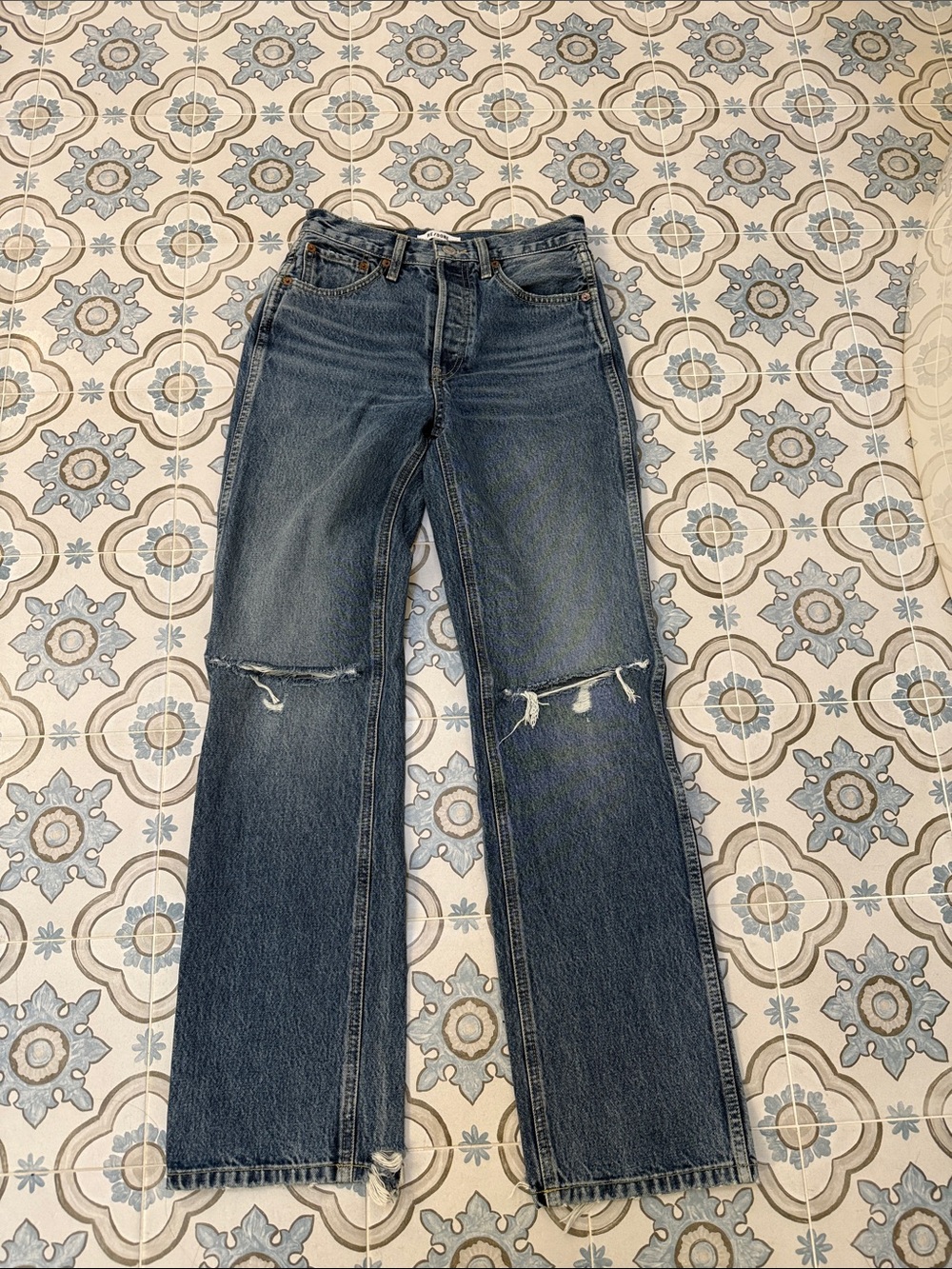 Re/Done - 90’s High Rise Loose Fit Jeans - 25